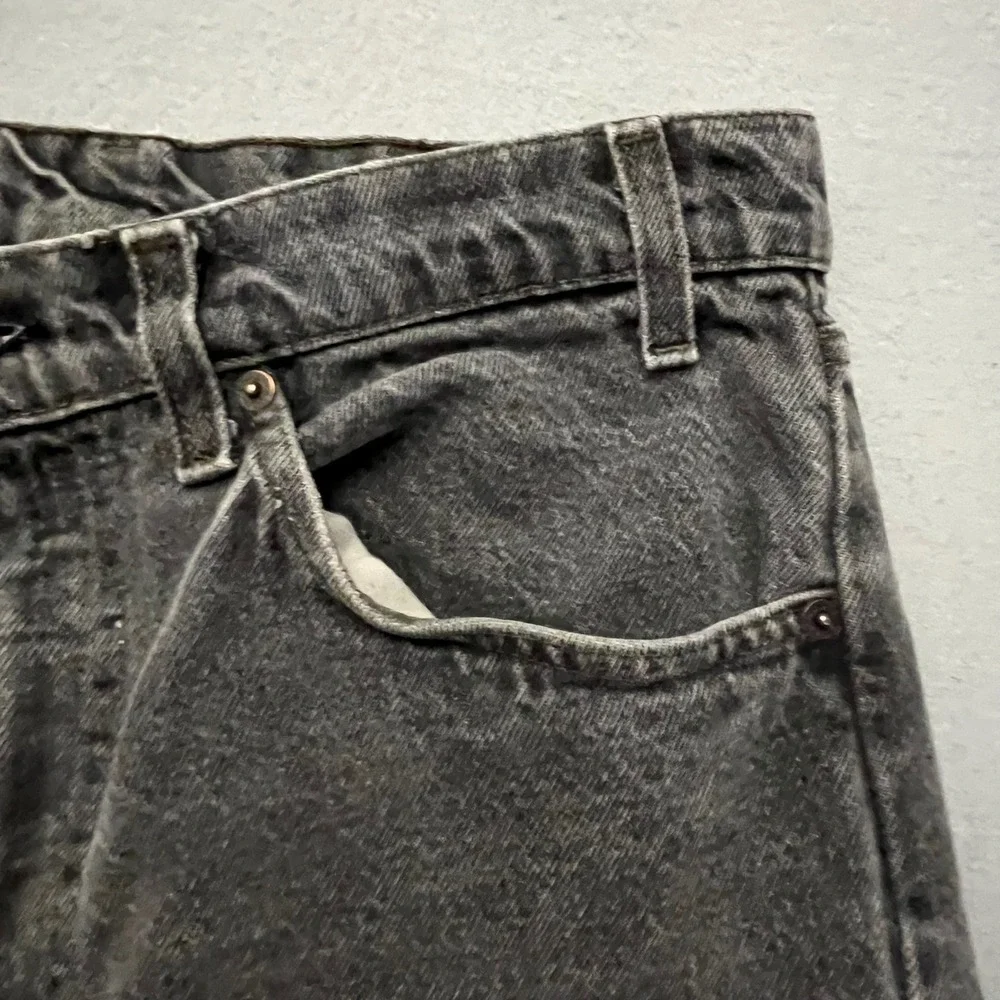 VTG Levi's jeans Orange Tab 505 Gray  Mens 30x31 Made USA Straight Leg Faded